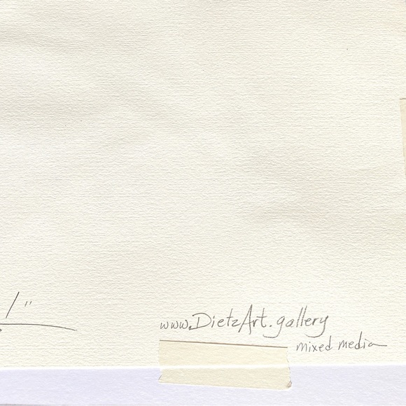 Sakura! - Original Wall Art Handmade Watercolor Mixed Media Painting 16x20in - Picture 9 of 10